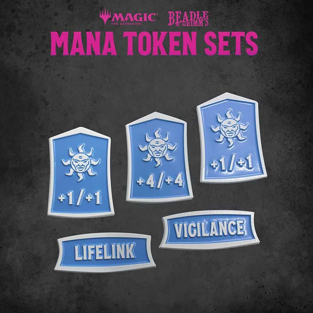 Beadle & Grimms - MTG - White Mana Token Set product image at Cake or Dice