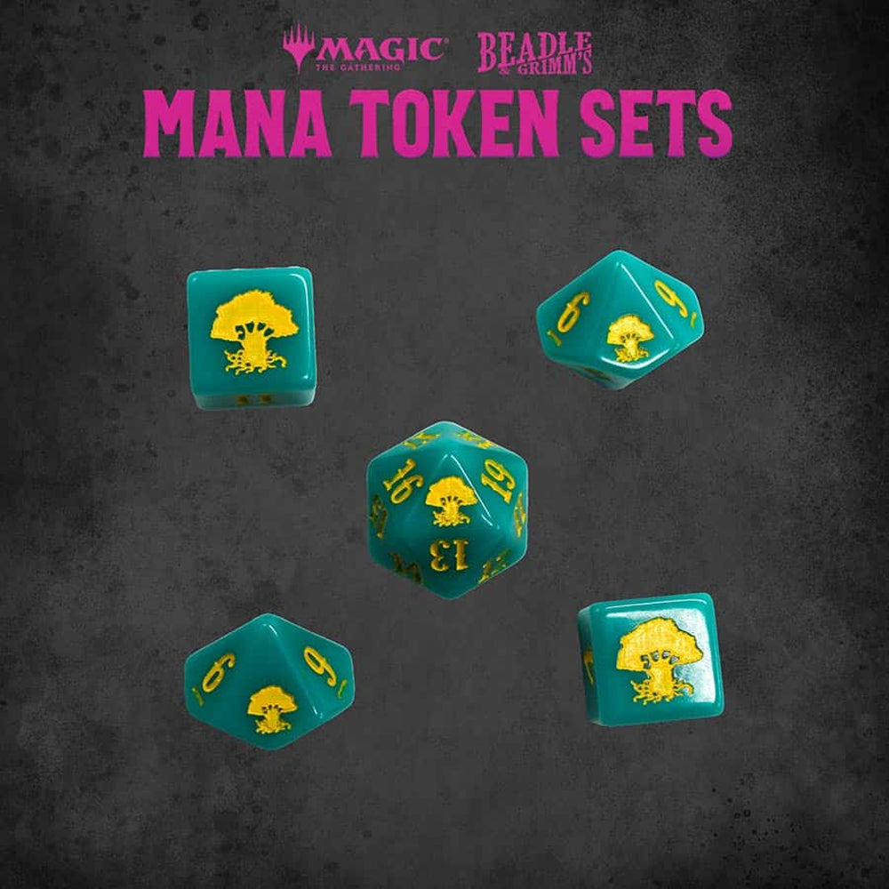 Beadle & Grimms - MTG - Green Mana Token Set product image at Cake or Dice