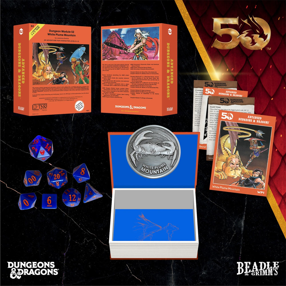 Beadle & Grimms - D&D Classic Module Dice Set - White Plume Mountain product image at Cake or Dice