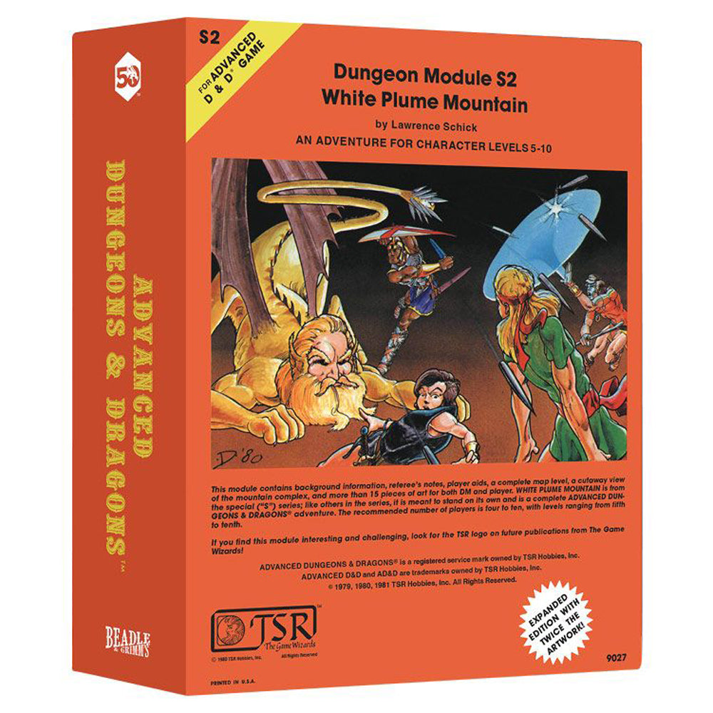 Beadle & Grimms - D&D Classic Module Dice Set - White Plume Mountain product image at Cake or Dice